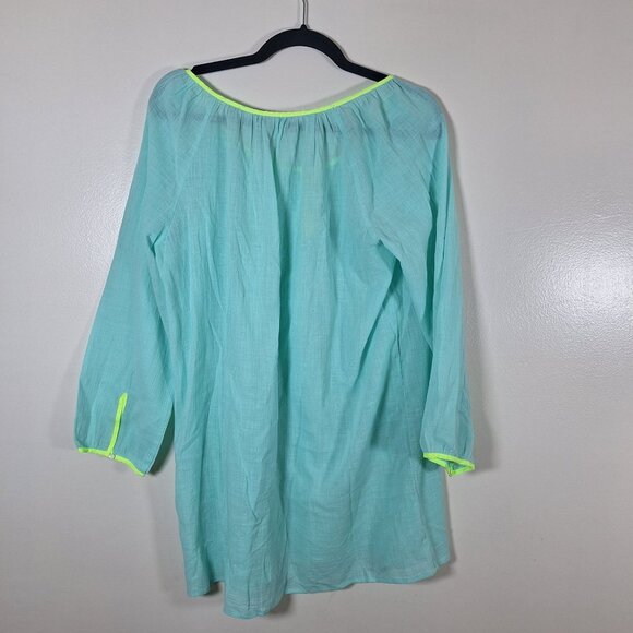 J Crew women long sleeve blouse size large - Picture 1 of 3